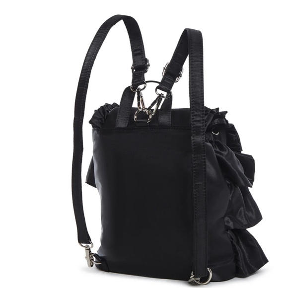 Sugar Thrillz Black Ruffles Backpack Shoulder Bag Purse NWT - Picture 10 of 13